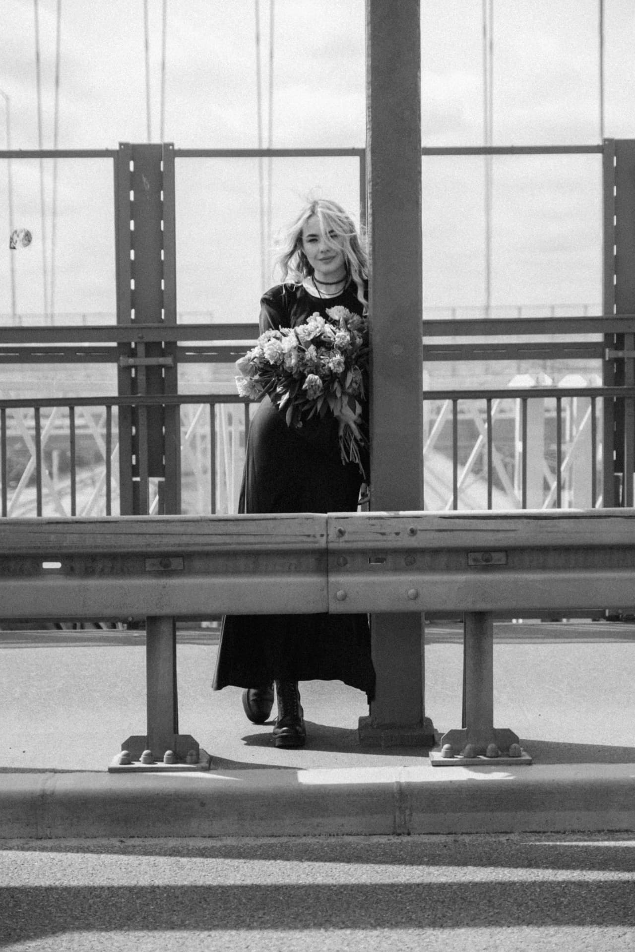 Portrait by the railing